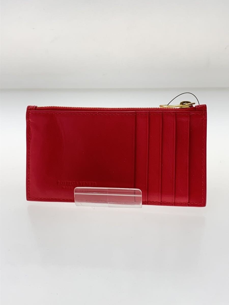 BOTTEGA VENETA Card Case Leather RED Women's thumbnail 2