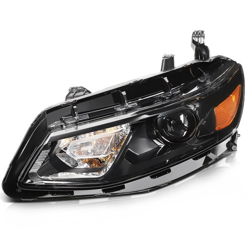 Headlight Assembly Set For Chevrolet Malibu 1.5L 2016-2018 Black Housing Halogen - Picture 6 of 11