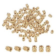 40 Pcs Brass Threaded Insert M2x4x3.5 mm for Plastic Components