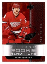 2019-20 Upper Deck Trilogy Rookie Renditions Ryan Kuffner RC Detroit Red Wings
