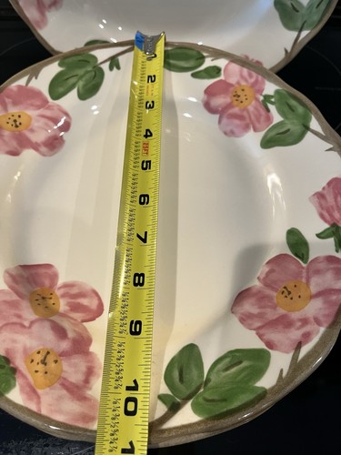 Set 4 Franciscan " DESERT ROSE " Dinner Plates By Johnson Bros England 10.75” - Picture 2 of 4