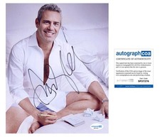Andy Cohen "Watch What Happens Live" AUTOGRAPH Signed Bravo 8x10 Photo F ACOA