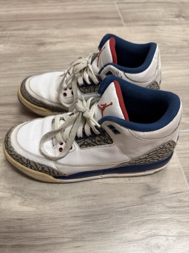 Größe 5,5Y - Jordan 3 Retro OG 2016 Mid True Blue - Bild 4 von 11