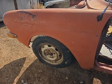 65-73 Vw Type Squareback Pair Front Fenders Good Used