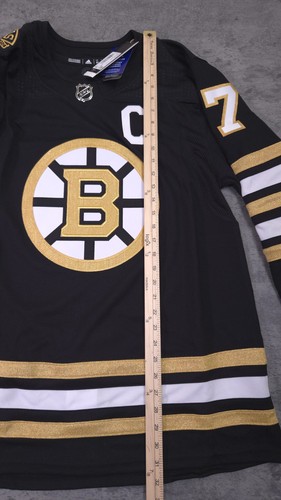ADIDAS Patrice Bergeron Boston Bruins Authentic 100th Hockey Jersey 52 Large - Picture 13 of 14