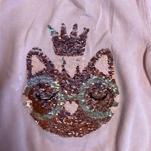 Sinsay sequin cat tiara sweater & cat + Jack polka dot long sleeve top - Picture 2 of 4