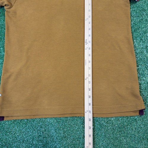 Chevignon Slim Fit Poloshirt M Senfgelb Strukturiert Kurzarm Freizeit Herren - Bild 5 von 6