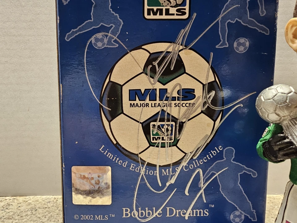 Joe Cannon San Jose Earthquakes MLS 2002 SGA #'d Bobblehead con caja autografiada Foto 3 de 4