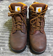 Carhartt Men's Rugged Flex 6" Waterproof Steel Toe Work Boots Brown Size 14 W 