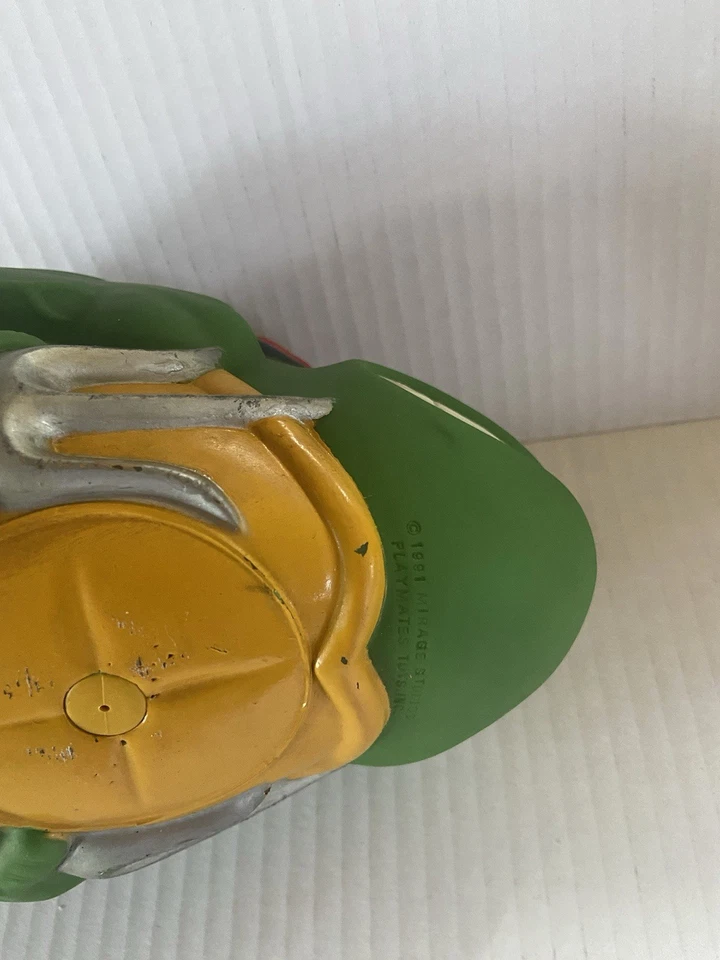 1991 Playmates Teenage Mutant Ninja Turtles esgoto esportes futebol raphael - Imagem 4 de 4