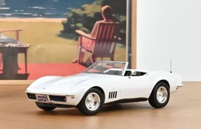 Chevrolet Corvette Convertible 1969 Can Am Weiß 1:18 Norev