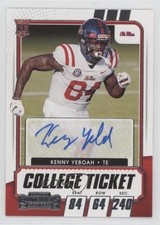 2021 Panini Contenders Draft Picks College Ticket Kenny Yeboah #180 Auto 5w7