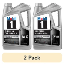 (2 pack) Mobil 1 FS European Car Formula Full Synthetic Motor Oil 5W-40, 5 Quart