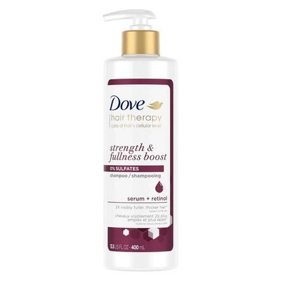 Dove Hair Therapy Strength & Fullness Boost Shampoo 13.5oz Serum NEW