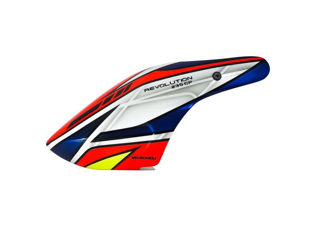Airbrush Red Transformer Canopy - Blade Revolution 235 CP : MH-235C080RT
