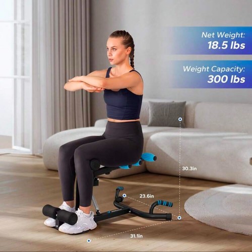 Máquina de sentadillas profundas MERACH MERACH, máquina de entrenamiento de glúteos ajustable, pierna central - Imagen 6 de 10