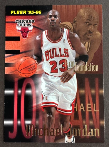 1995-96 Fleer - #323 Michael Jordan Firm Foundation Chicago Bulls