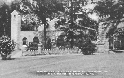1930s Morgantown West Virginia Chapel Lady of good Counsel Postcard 26-2592