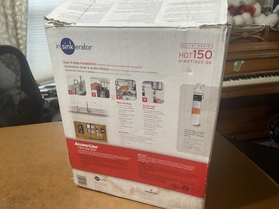 InSinkErator H-HOT150C-SS Invite Hot150 Instant Hot Water Dispenser With Tank