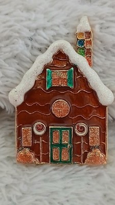 DANECRAFT.  Wunderschöne Vintage Weihnachtsbrosche.