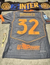 Maglia Inter Serie A firmata Signed Dimarco 2025-26 + Sciarpa + Bracciale Vip