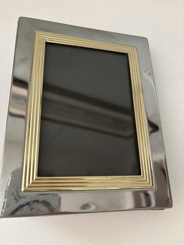 Burnes 4x6 Bilderrahmen Album Silber und Gold Töne - Bild 10 von 11