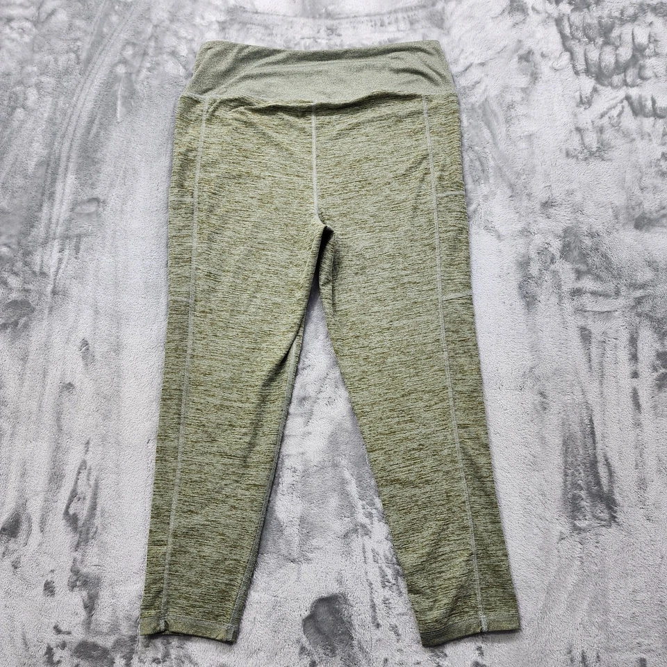 Leggings Sonoma para mujer L verdes fin de semana cintura alta 7/8 elásticos entrenamiento yoga Foto 2 de 4