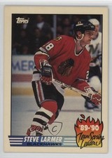 1990-91 Topps Team Scoring Leaders Steve Larmer #1 1oa8