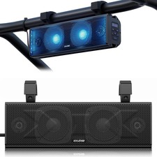 16.9 Inch UTV Sound Bar, ATV SoundBar Bluetooth with RGB Lighting, IP66 Waterpro