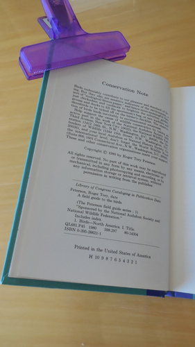 A Field Guide To The Birds: East of the Rockies Roger Troy Peterson 1980 FIRMADO - Imagen 5 de 5