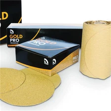 USC ABRASIVES Gold Pro 087116 Abrasive Sheet Roll, 2-3/4 in W x 25 yd L, P400 Gr