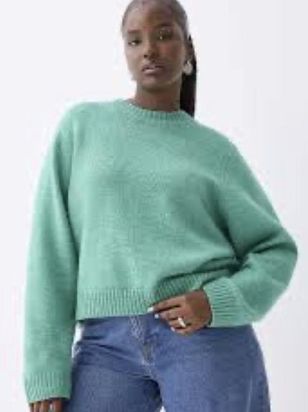 Women On 34th Sweater Turquoise 42 / XL / 50