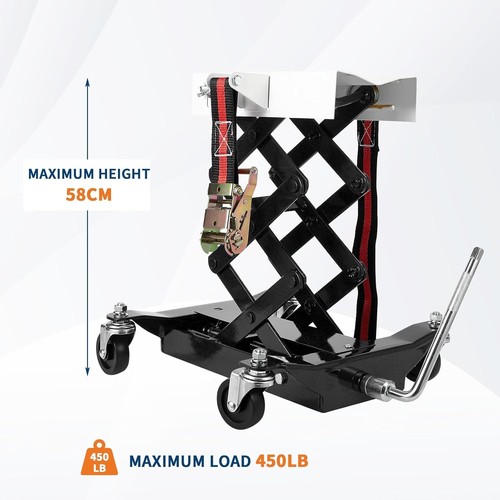 450lbs Low Profile Transmission Jack 7"-23" Auto Repair Lifting Jack w/ 4 Wheels - Picture 20 of 24