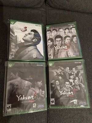 Yakuza 3-6 Xbox One NEU SEALED Limited Run