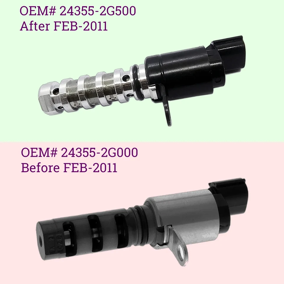 Vvt Solenoid Valve For Hyundai I45 Ix35 Santa Fe Sonata 2.0L 2.4L 2011-0N - Изображение 2 из 4