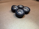 Vintage NASCAR Wheels & Tires AMT 1/25 Scale Rims GoodYear Chrome FULL SET LOOK — photo 3