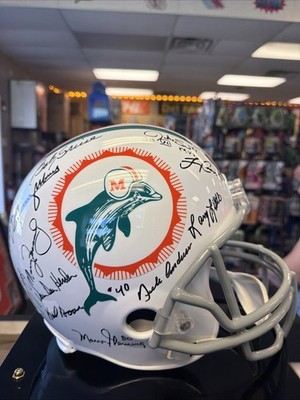 72 Dolphins Undefeated Team Signed Helmet Full Size Authentic 1972