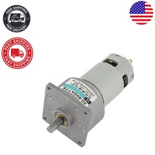 High Performance 24V Gear Motor 35W - Durable Metal, Adjustable Speed 200 RPM