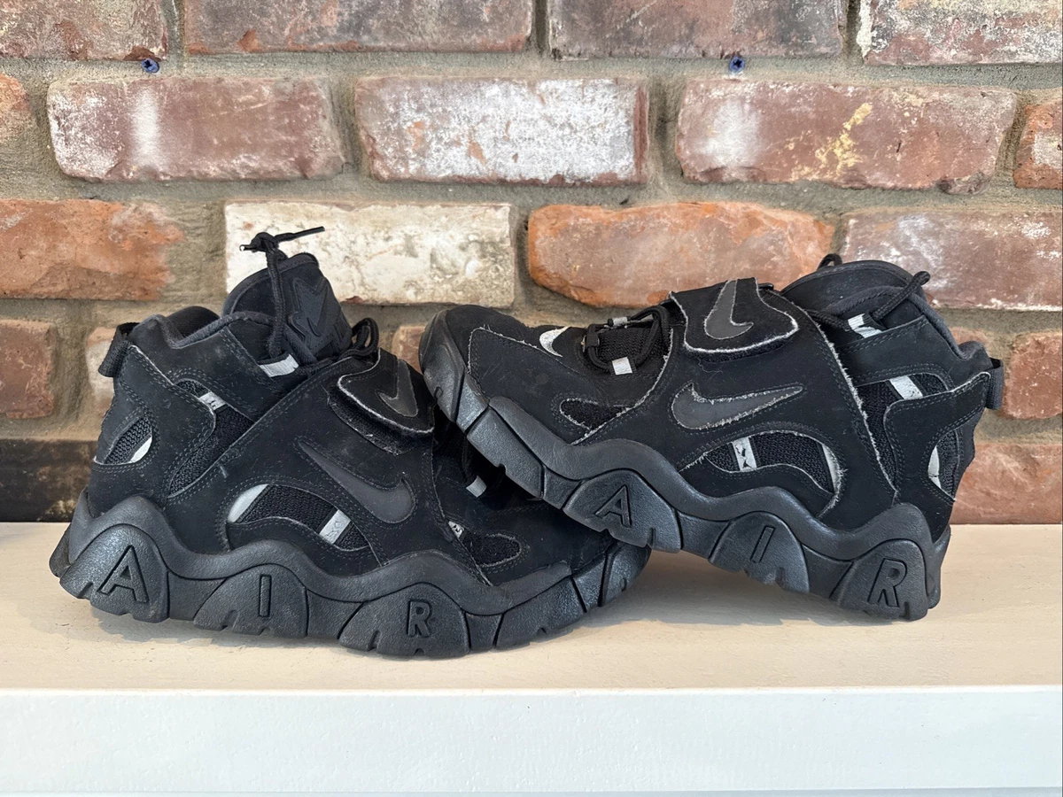 Rare Nike Air Barrage Mid Black Size 13 Nike Air Barrage Mid Black | eBay main image 4
