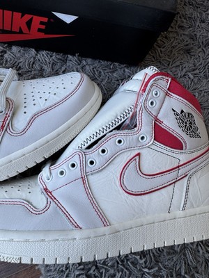 Nike Air Jordan 1 High OG Phantom | White Red | Size UK8.5 US9.5