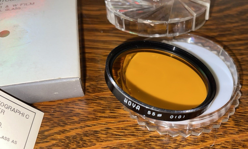 FOR CAMERA~ HOYA LENS~ 55.0s ORANGE (G) NEW IN BOX~WITH PAPERWORK~JAPAN - Picture 4 of 8