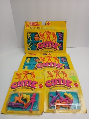 Vintage Mattel C.U.T.I.E.S Collectible Figures Lot Of 4 Boxes