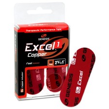 Solaravita Genesis Bowling Excel 1 Copper Performance Tape - Red - 2.75" x 1" -
