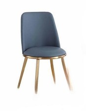 Esstisch Stühle Luxus Stoff Edelstahl Design Stuhl Lehnstuhl Polster Neu Moderne