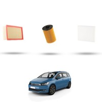 Hoffcar Set Service - 3 Filter Kompatibel Mit VW Touran (5T) 2.0 Tdi 110Kw Ab