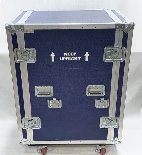 ATS 22U 28" Deep Rack/Road Case with Removable Front and Back Panels on Wheels