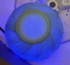 Glowing Vintage Fire-King Style Jadeite Lotus Bowl (Unmarked) Excellent