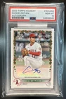 2022 Topps Holiday Shohei Ohtani 16/25 Auto #WHA-SO Angels PSA 10