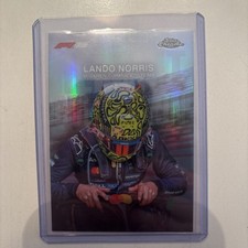 2025 Topps Chrome Formula 1 F1 Lando Norris Helmet Collection #HC-4 Mclaren