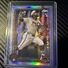 2025 Topps Chrome - Carlos Rodriguez #201 Sepia Refractor (RC)